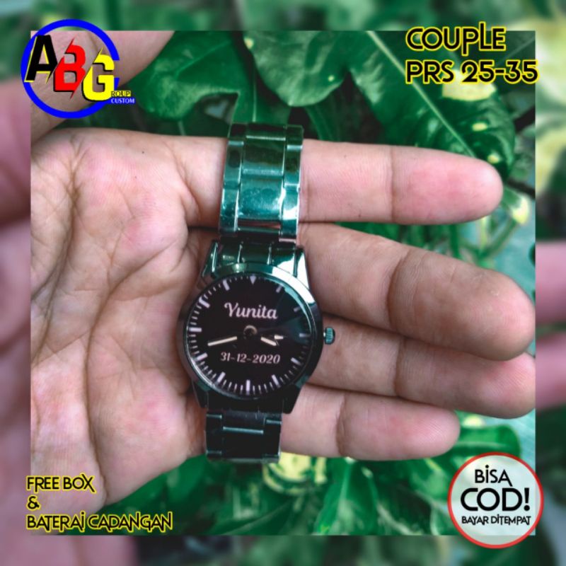 Jam Tangan Couple Custom Bisa Request Desain