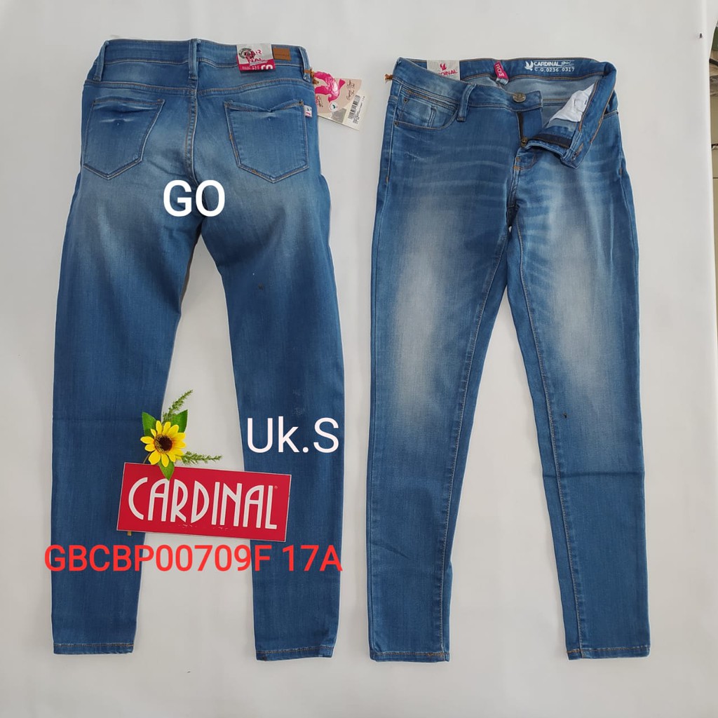 gof S CELANA JEANS CARDINAL Pensil Casual Stretch Skinny Slimfit Super Skinny Celana Panjang Ladys