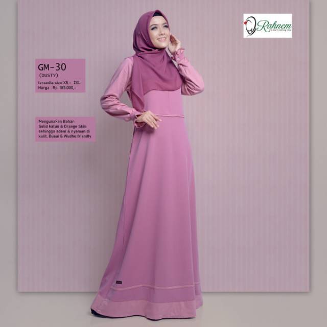 GM 30 Rahnem, Gamis Rahnem GM 30, Gamis Katun Rahnem