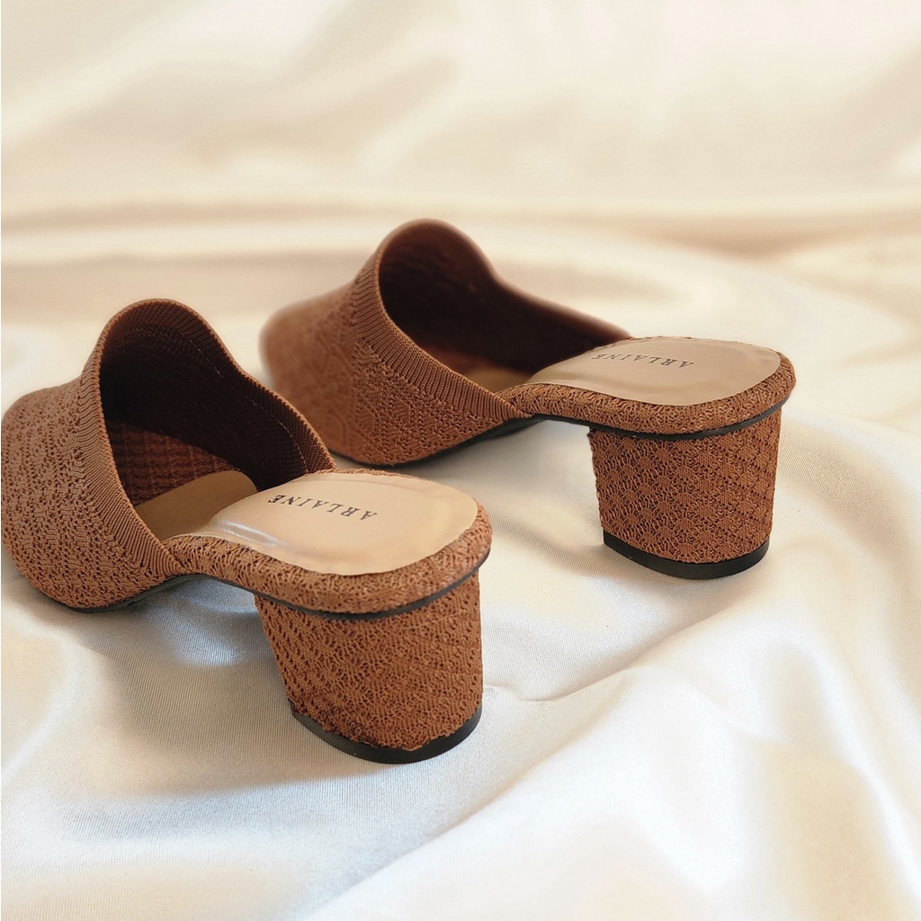 ARLAINE - MONA Sepatu Heels Wanita / Heels Selop / Heels 5cm / Sepatu Heels Wanita Import