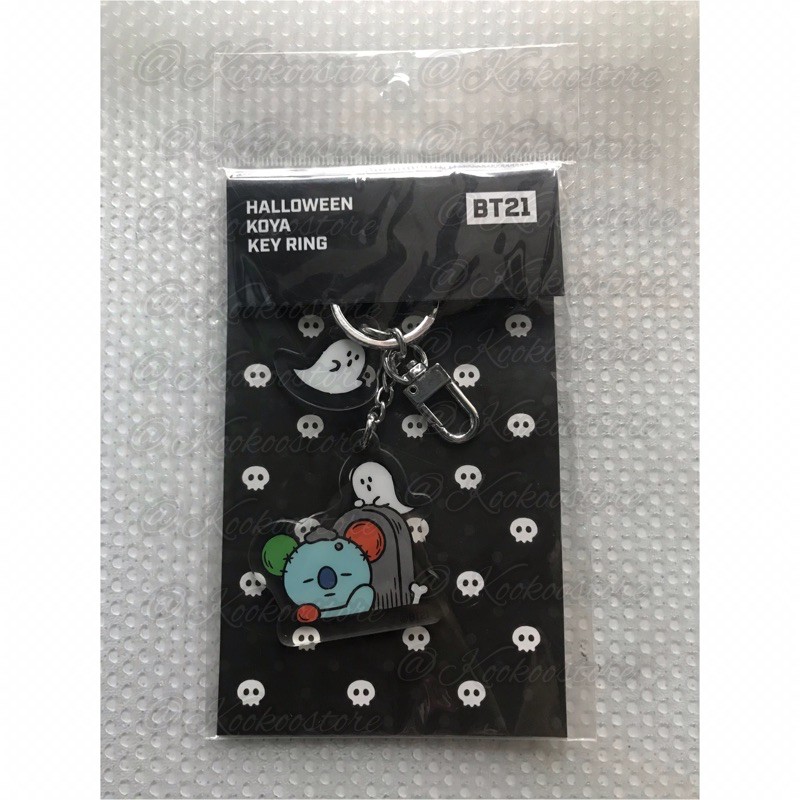 READY OFFICIAL BT21 Halloween Acrylic Keychain