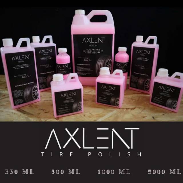 Semir Ban AXLENT TIRE POLISH Kualitas Premium Isi 1 Liter 1000 ml