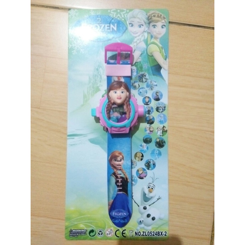 SALE    Jam Tangan proyeksi Frozen/ Jam tangan Digital anak-anak Frozen