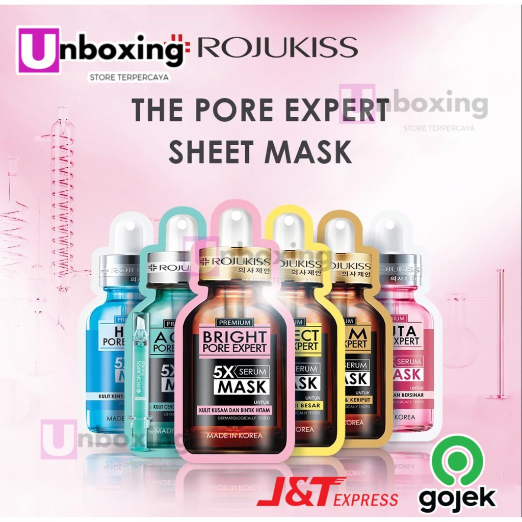 ROJUKISS SHEET MASK MASKER KOREA MASKER ROJUKISS