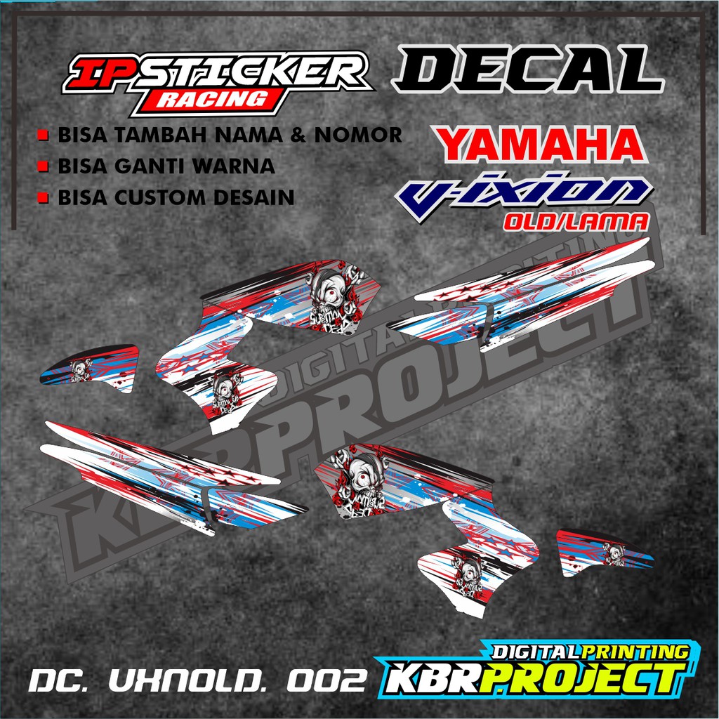 VIXION OLD Decal Sticker - Decal stiker Full Body VIXION OLD ip. 002 BISA CUSTOM