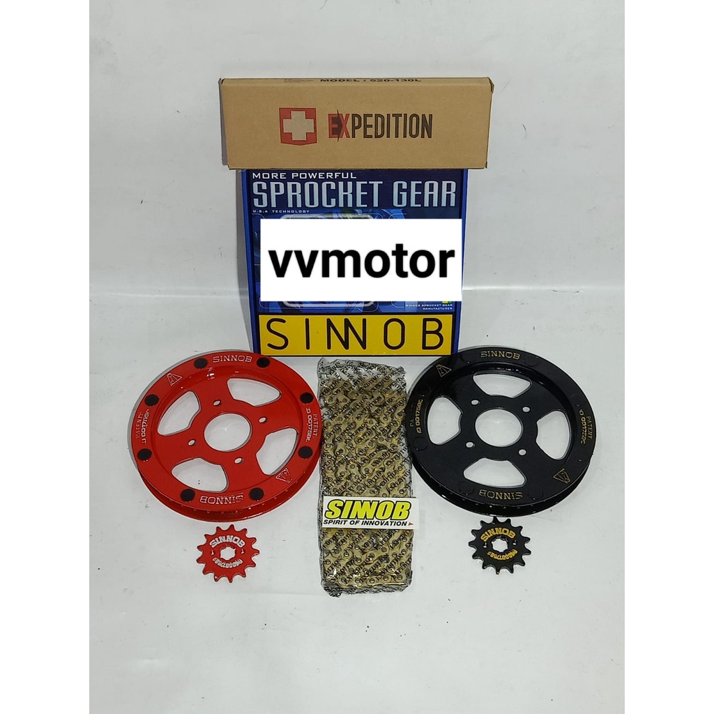 KOMPLET GEAR SET 1SET TIGER / TIGER REVO GEAR SINNOB RANTAI EXPEDITION