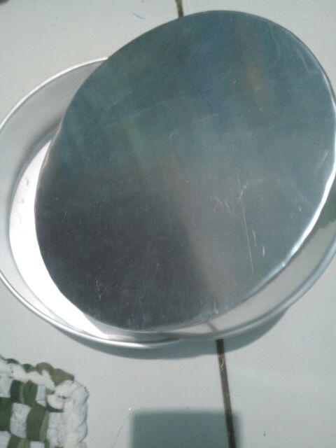 Loyang Kue Cake Bolu Bulat Besar 1 Set Isi 2pcs Tinggi 6 Cm