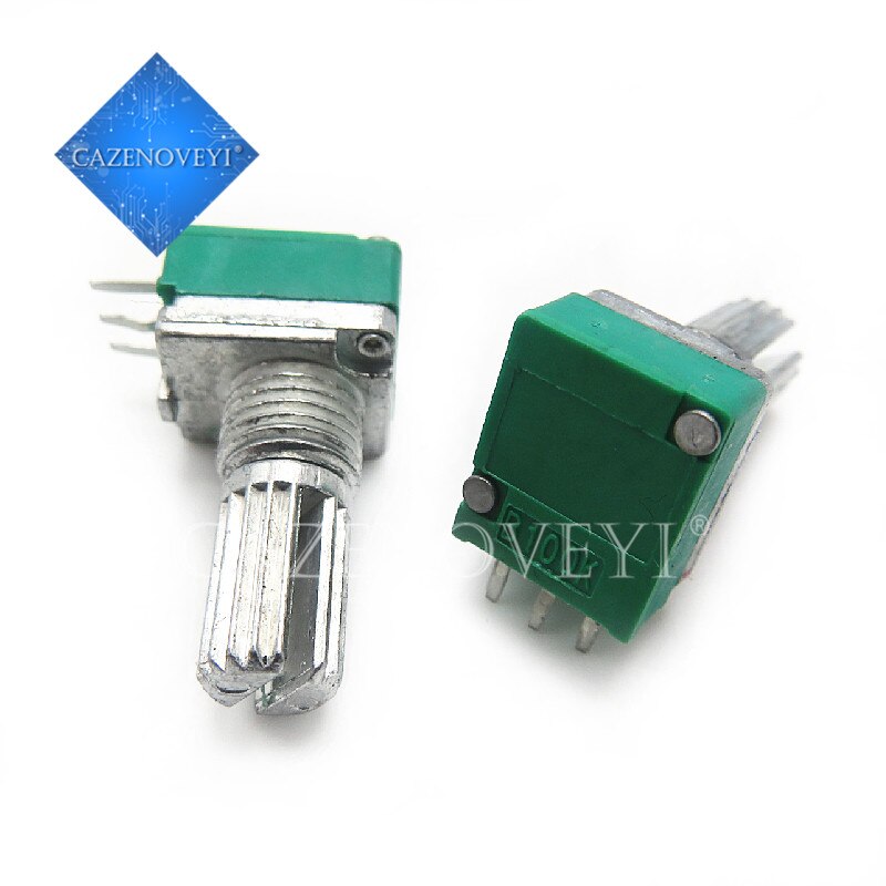 5pcs/lot RK097N 5K 10K 20K 50K 100K 500K B5K with a switch audio 3pin shaft 15mm amplifier sealing potentiometer In Stock