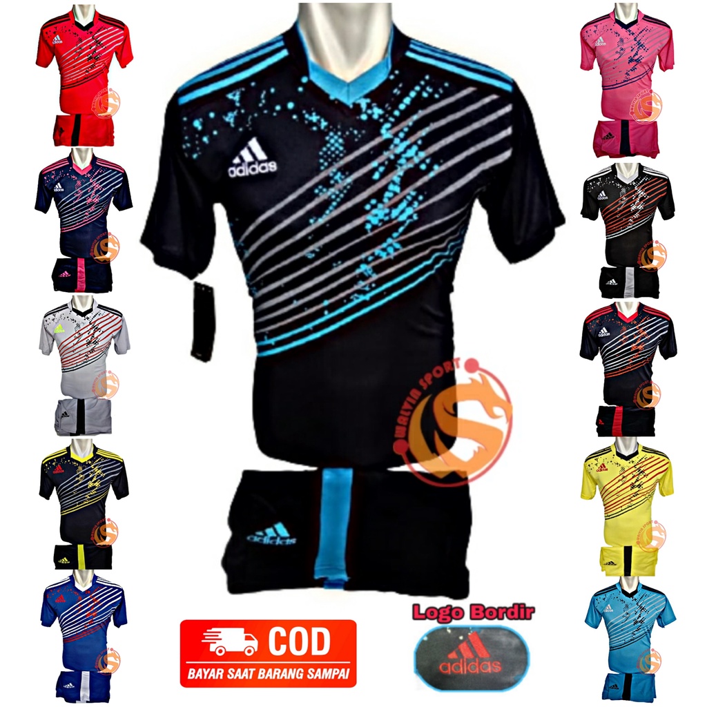 Jersey baju bola futsal custom setelan kaos bola futsal pria dewasa keren