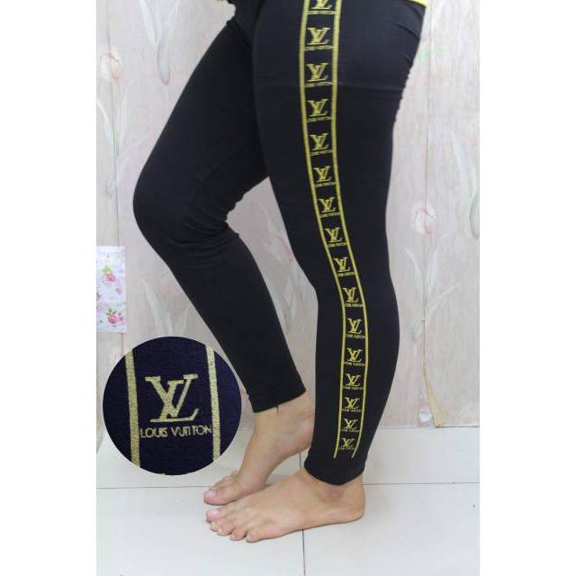 LEGGING IMPORT MURAH / LEGGING LV GOLD