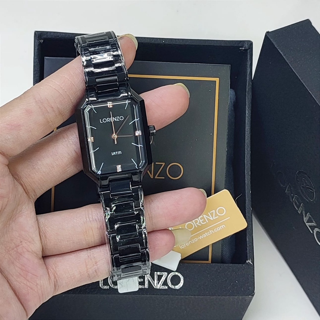 Jam tangan wanita Lorenzo 7015 tali rantai original
