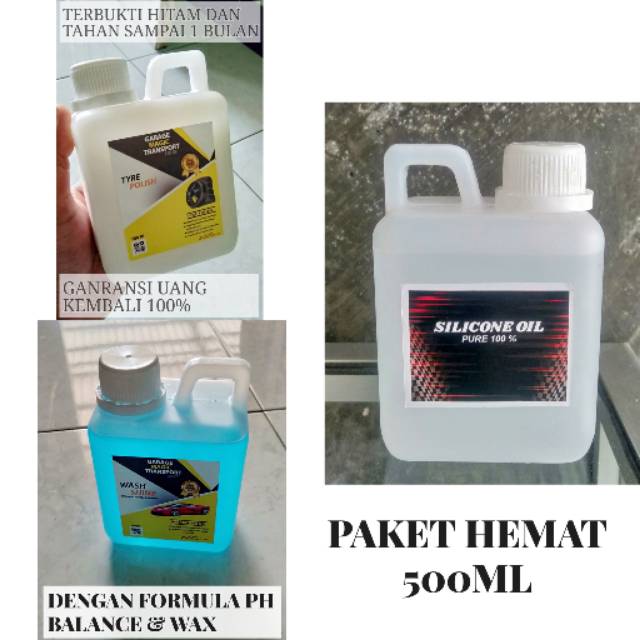 Silicon Oil / Semir Ban Dan Body / Shampo Motor Mobil 500 ML