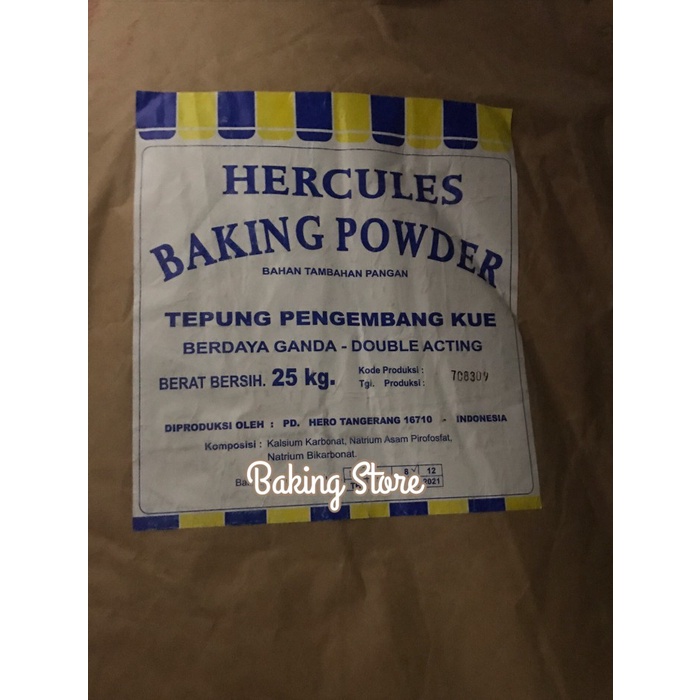 

Ht6362D Baking Powder Hercules Double Acting - Repack 500Gr Ht5