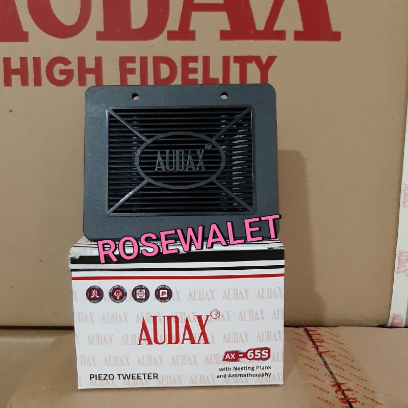 AUDAX AX 65 S HITAM TWEETER WALET ORIGINAL