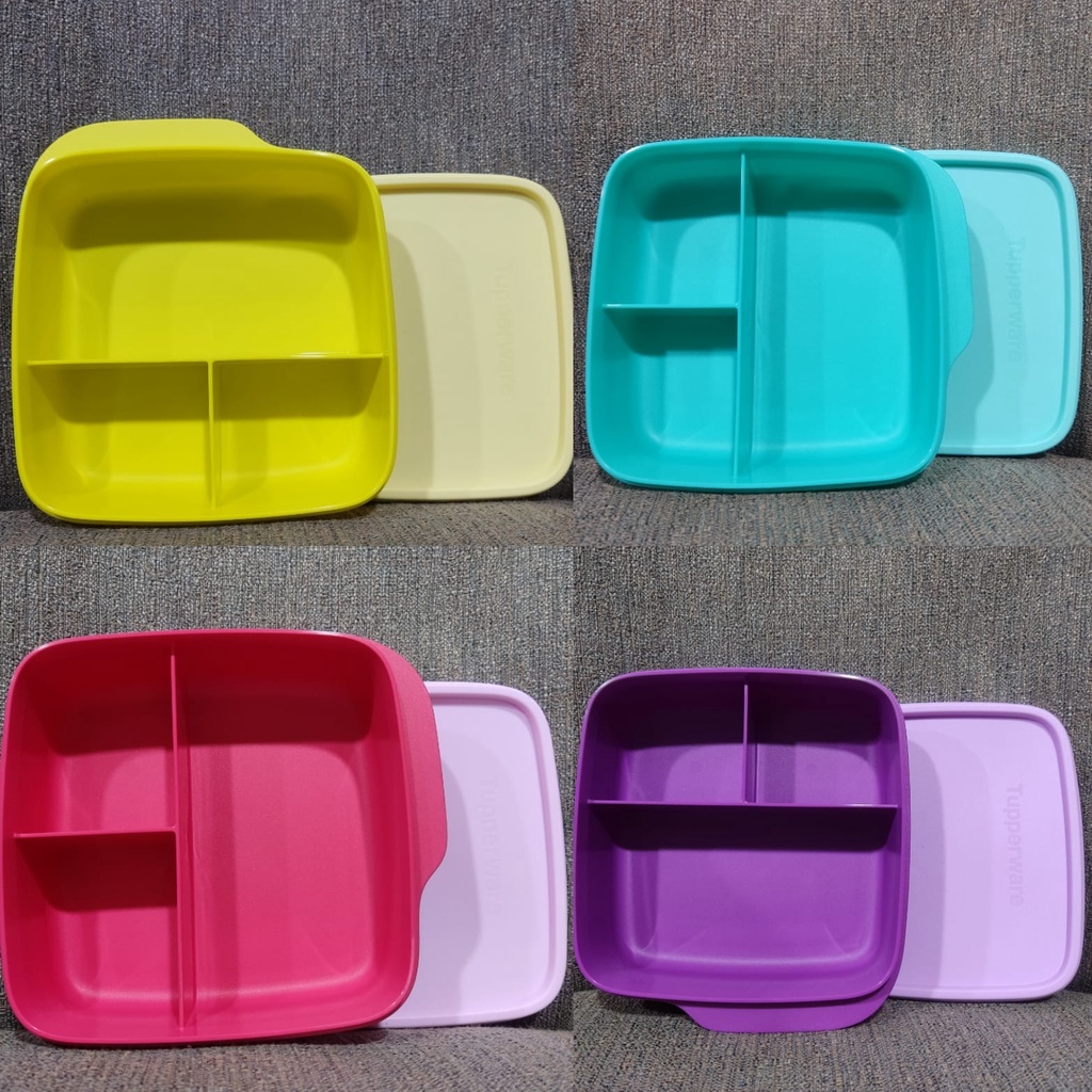 Tupperware original loly tup kotak makan sekat