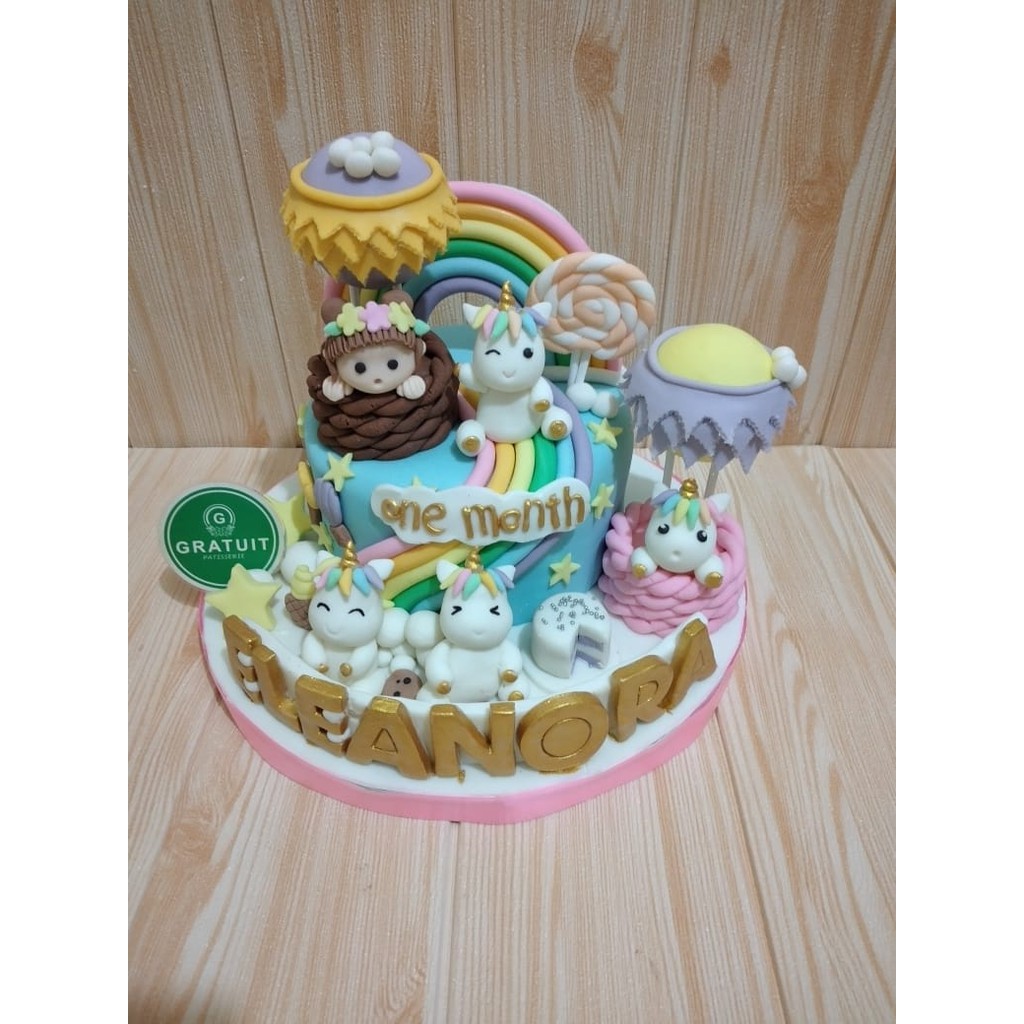 

unicorn pelangi 15cm