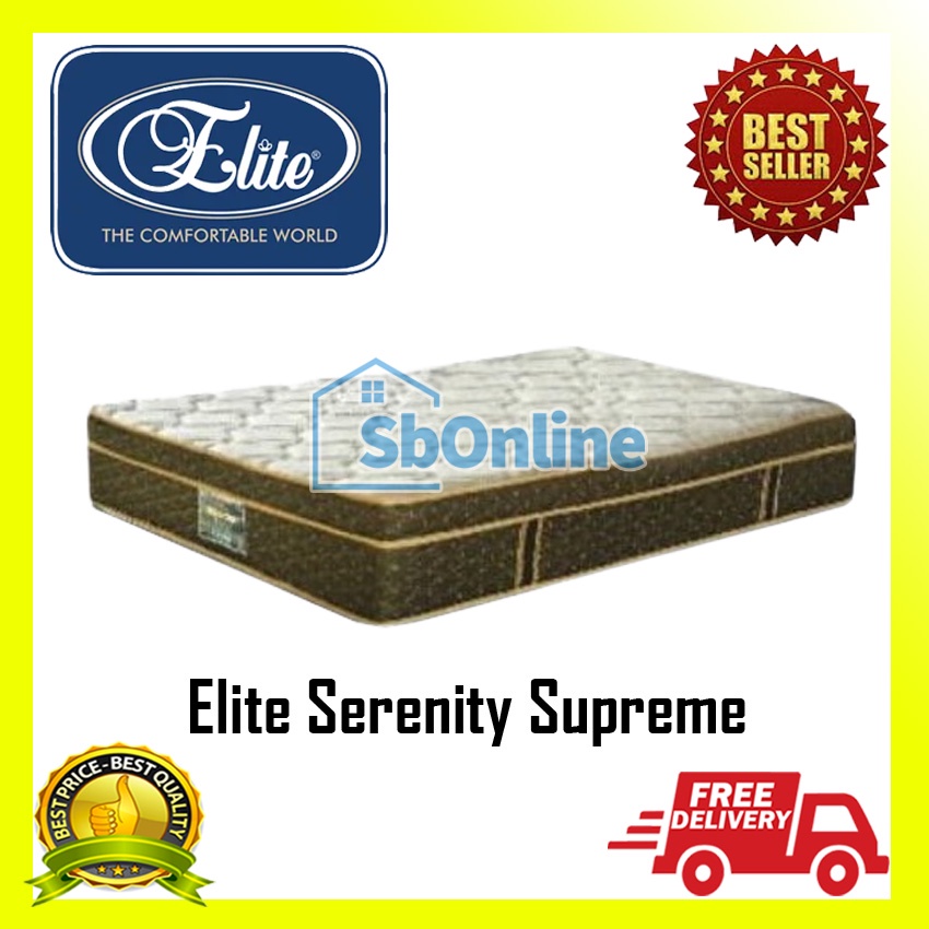 Matras Springbed Elite Serenity Supreme 90x200 PlushTop Harga Pabrik