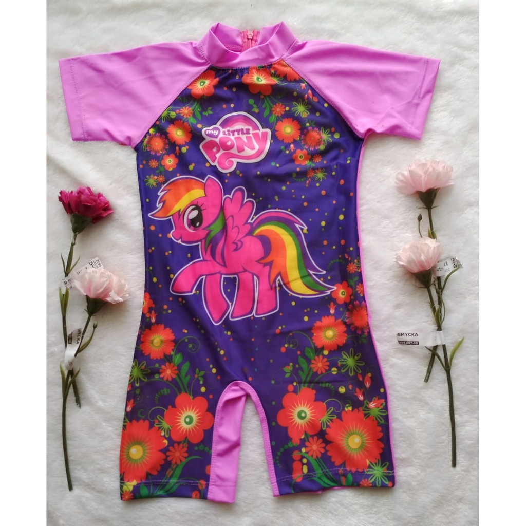 Baju Renang Anak Perempuan Karakter - Pakaian Diving Anak Usia 1 2 3 4 5 6 7 Tahun