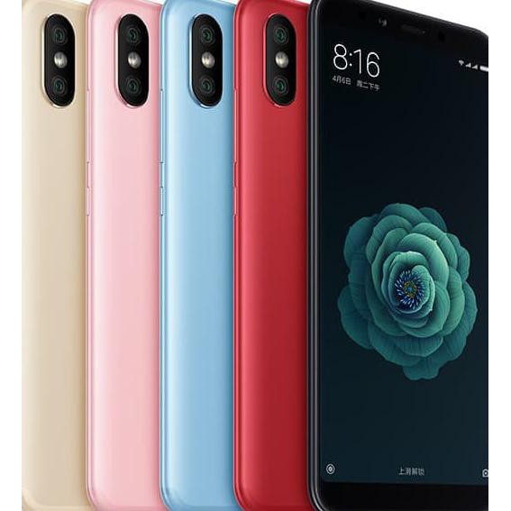 TERBARU XIAOMI MI A2 LITE 3GB/32GB GARANSI DISTRIBUTOR 1 TAHUN - MERAH GARANSI