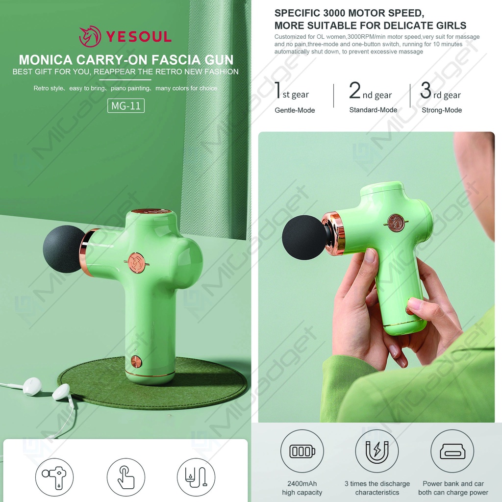 Yesoul MG11 MG 11 Portable Massage Gun Monica