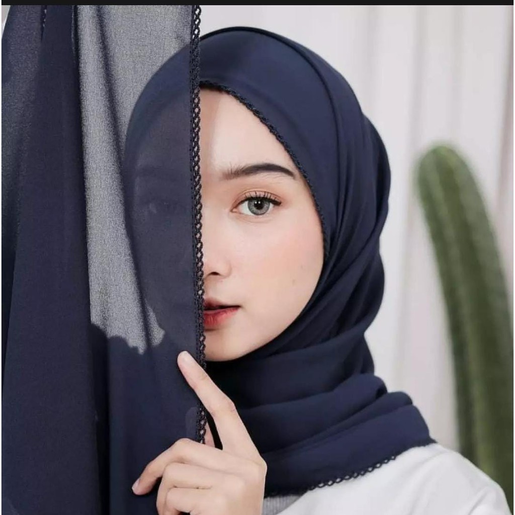 Pashmina crochet PICOT ceruty babydoll PASHMINA PICOT