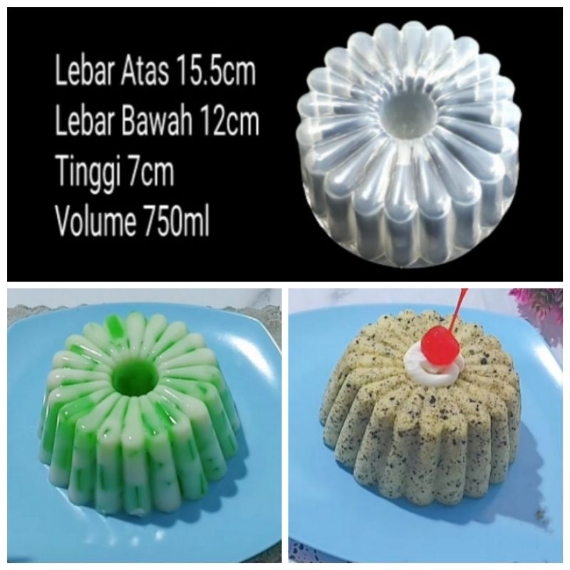 Cetakan bolu kukus/ Cetakan puding Agar²/Cetakan puding salur kecil