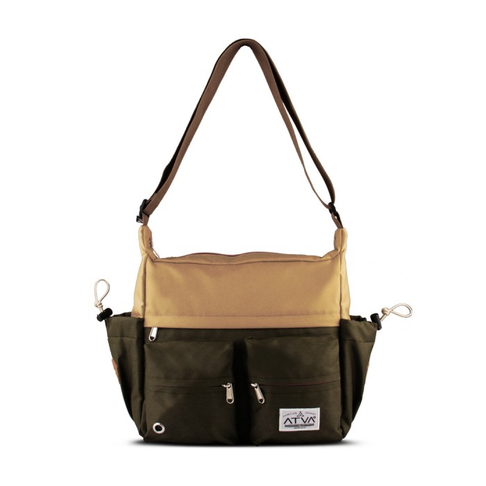 Compact Messenger Bags Atva Bounce Khaki Olive