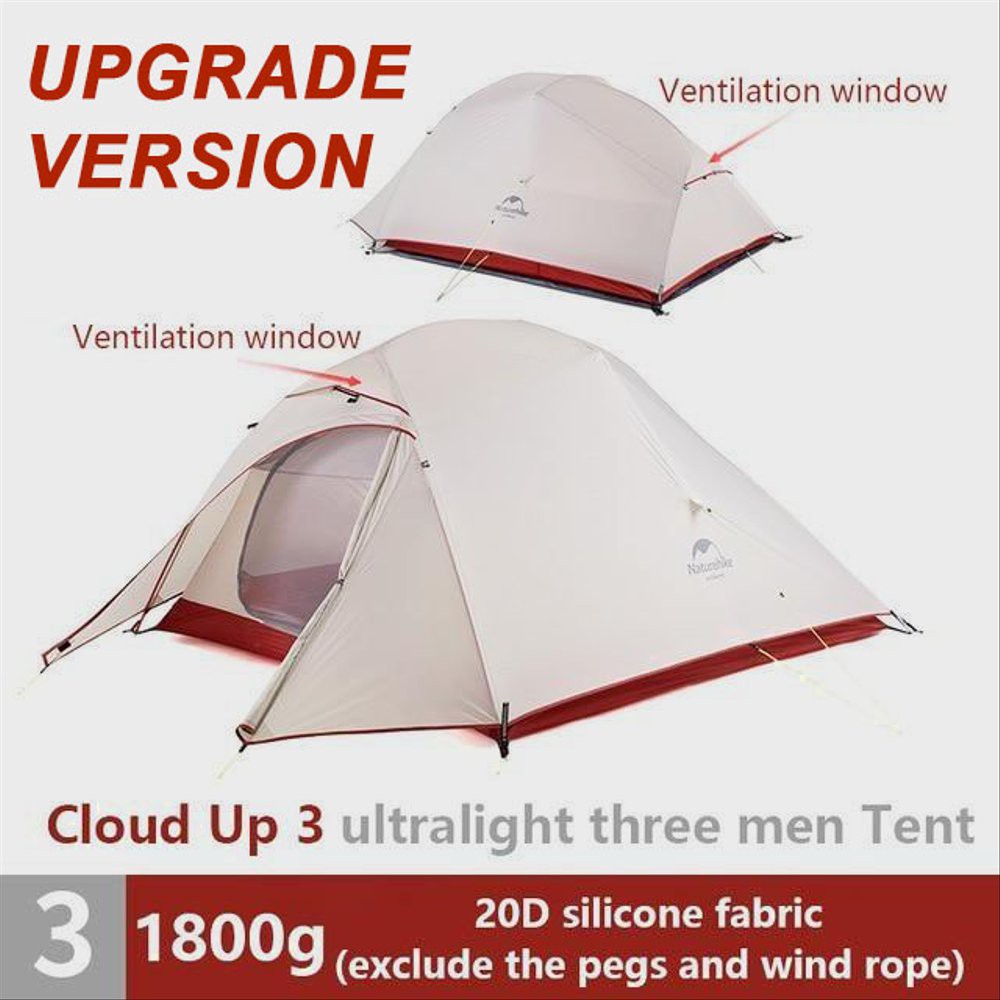 Tenda Naturehike cloud up 3 silicone