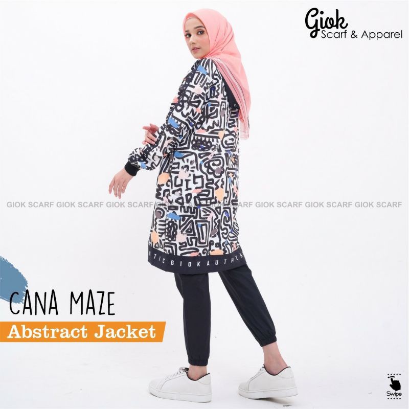 CANA MAZE ABSTRAK JACKET BY GIOK ORI 100%