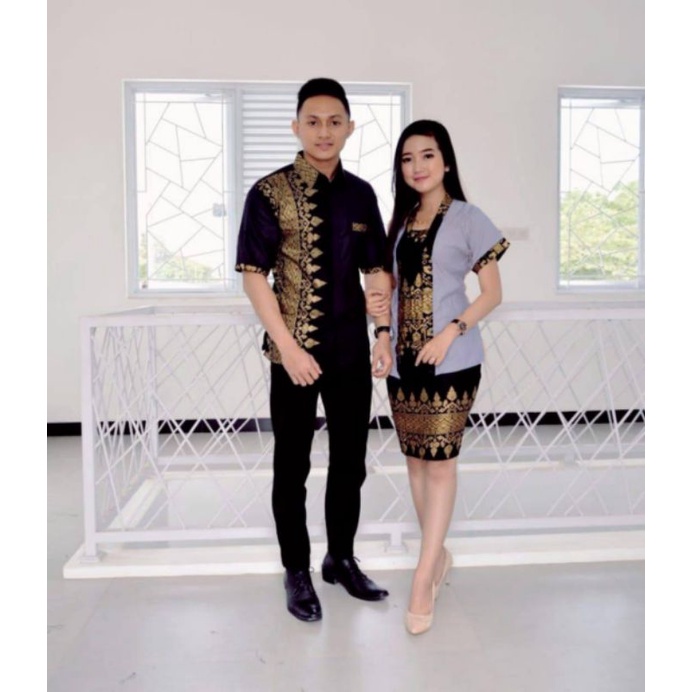 Couple Batik//Kemeja lengan pendek batik//Dress Batik//couple undangan//Best Seller