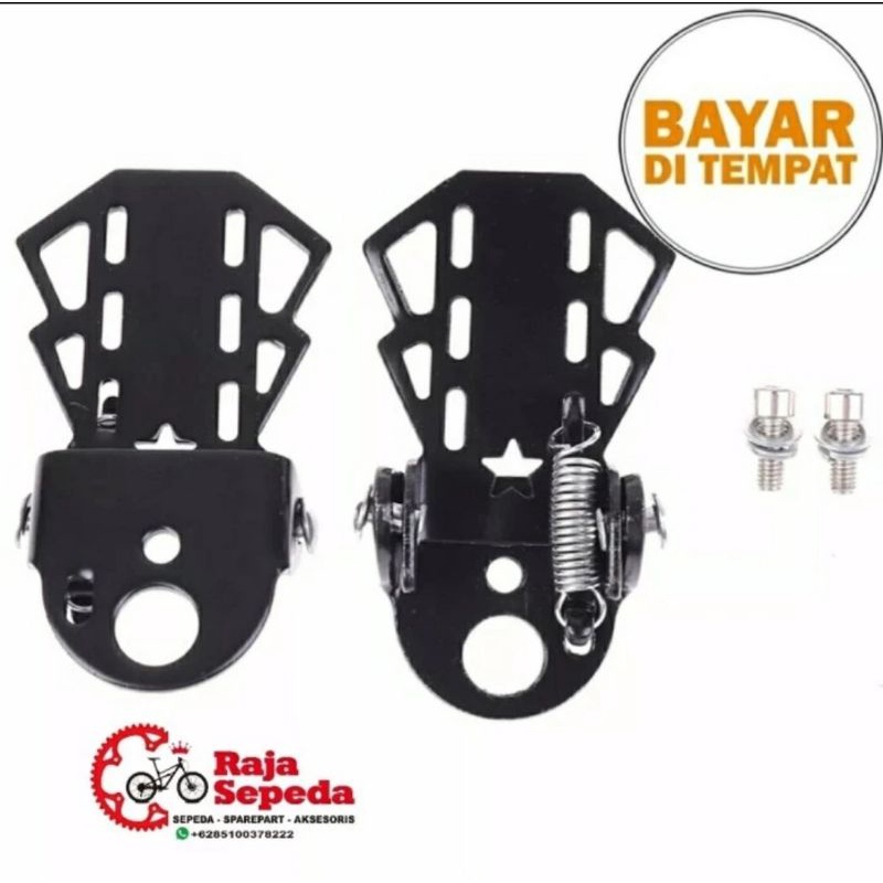 STANG PIJAKAN KAKI FOOT STEP LIPAT BELAKANG SEPEDA