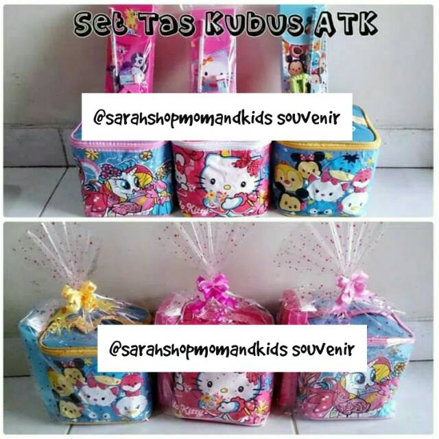 

SET TAS KUBUS / PAKET SOUVENIR ULANGTAHUN TAS DAN ATK / PAKET HEMAT SOUVENIR ULANG TAHUN/PAKET MURAH