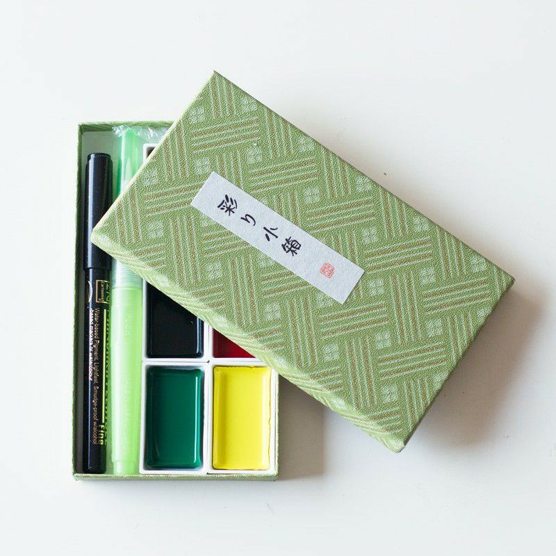 

IRODORI KOBAKO GREEN 6 colors - water colour