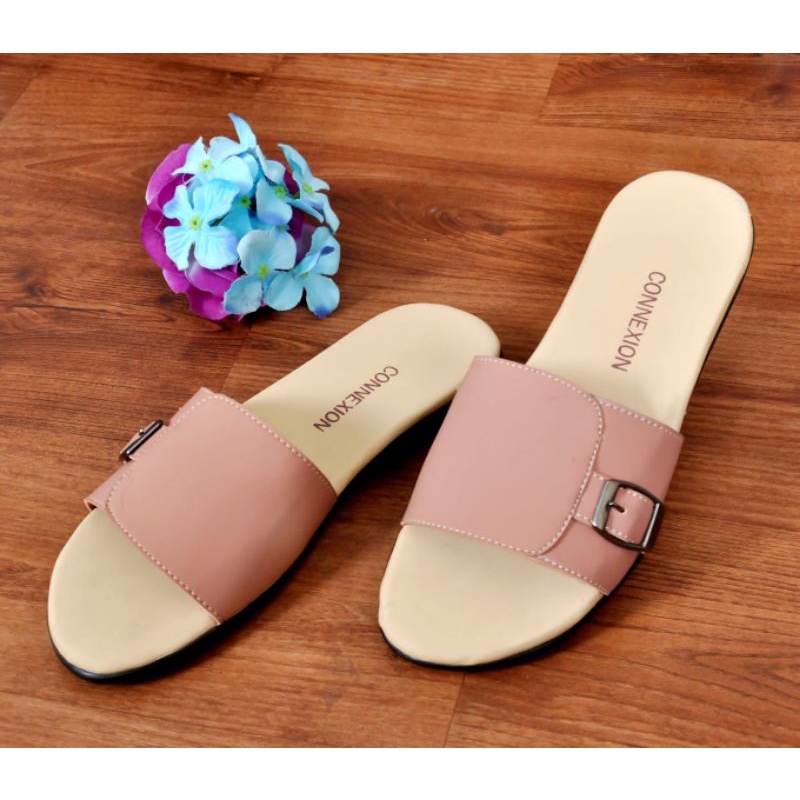 7.7 BIG SALE !! Sandal wanita terbaru/sandal slop conexion variasi/sandal wedgest wanita