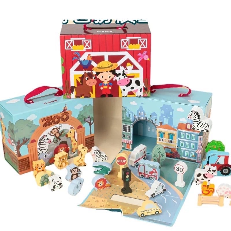 pretend play box role playing games set mainan