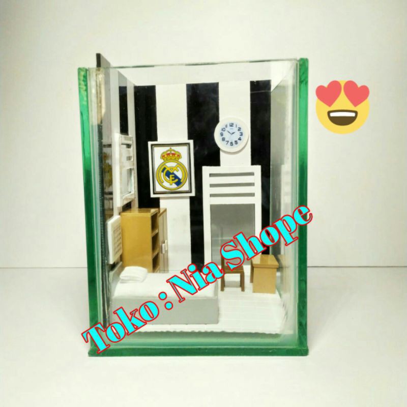 Aquarium Akuarium Soliter Mini Kamar Kos Ikan Cupang MInimalis Unik Terlengkap