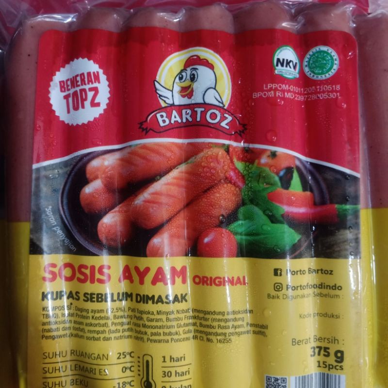 

Bartoz sosis ayam 375
