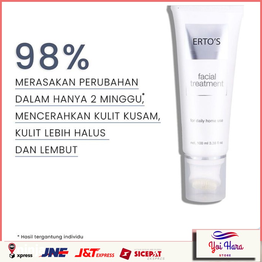 Ertos facial treatment sabun cuci muka pembersih wajah mencegah jerawat dan komedo pria wanita