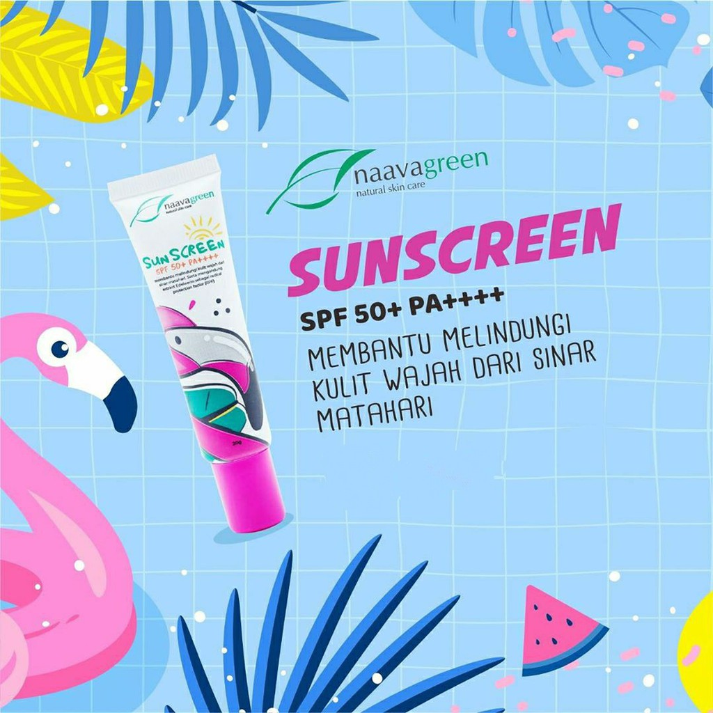 [100%ASLI] NAAVAGREEN SUNSCREEN / TIRAI / SUNBLOCK / TABIR SURYA - NAVAGREEN - NAVA GREEN - NAVAAGREEN - NAVAA GREEN - SUNBLOCK WAJAH