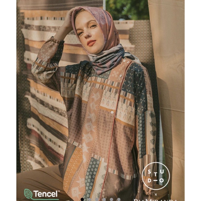 Maroon printed Tamou PL