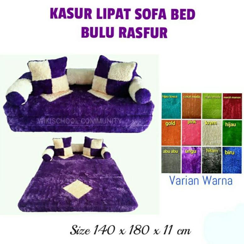 KASUR LIPAT BUSA SPON BULU RASFUR MURAH