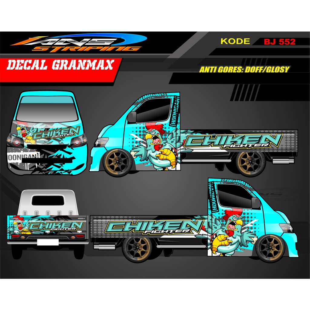 DECAL MOBIL GRANMAX / STICKER MOBIL PICK UP L300 CARRY / STICKER GRANMAX