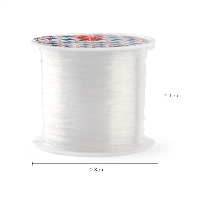 0.2mm-0.7mm Non-Stretch Nylon String Manik-manik Thread Cord Kawat Ikan