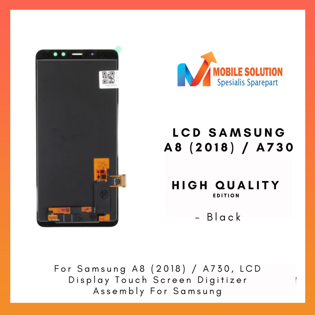 Grosir LCD Samsung A8 Plus incel 2018 A730 Fullset Touchscreen ORIGINAL 100% Garansi 1 Bulan + Packing / Bubbel