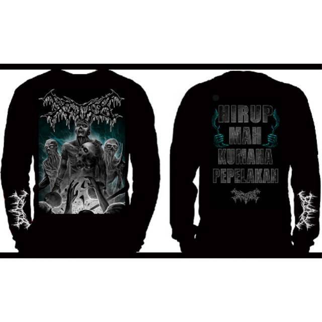 Longsleeves XTAB - HIRUP KUMAHA PEPELAKAN / XTAB DISTRO kaos xtab band metal brutal death metal slam