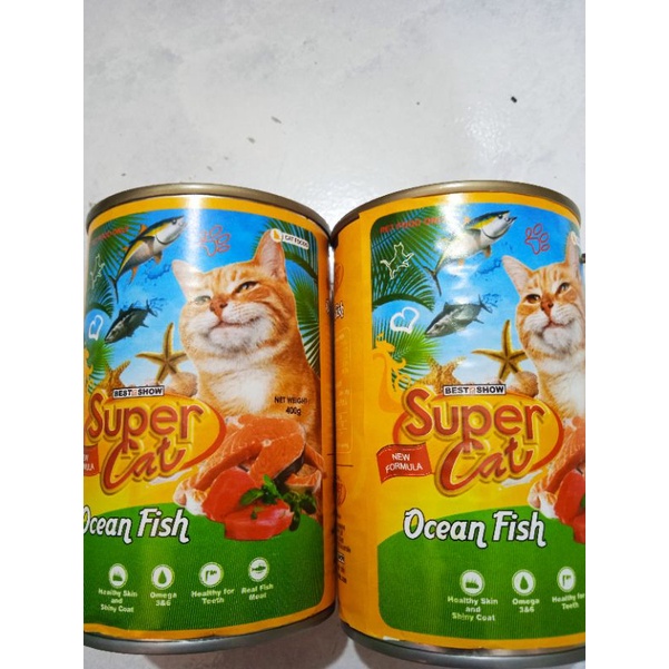 Super Cat kaleng 400g Ocean Fish