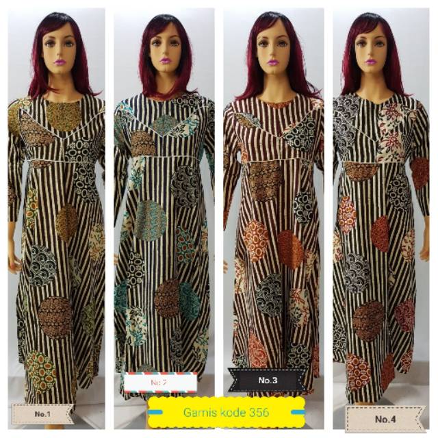 Khlove89 - Gamis batik rok panjang muslim batik fashion women batik