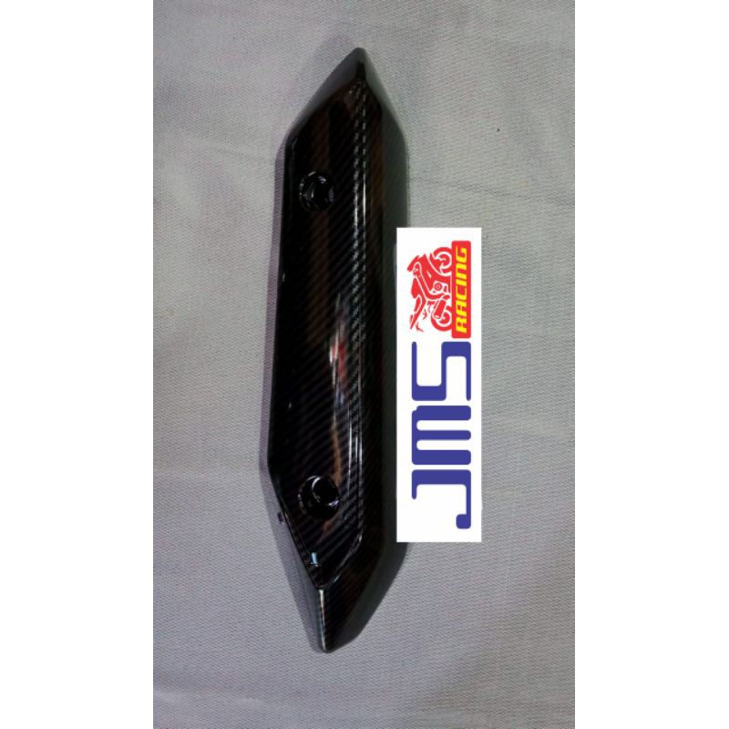 Cover tutup tameng knalpot carbon honda beat fi zoro
