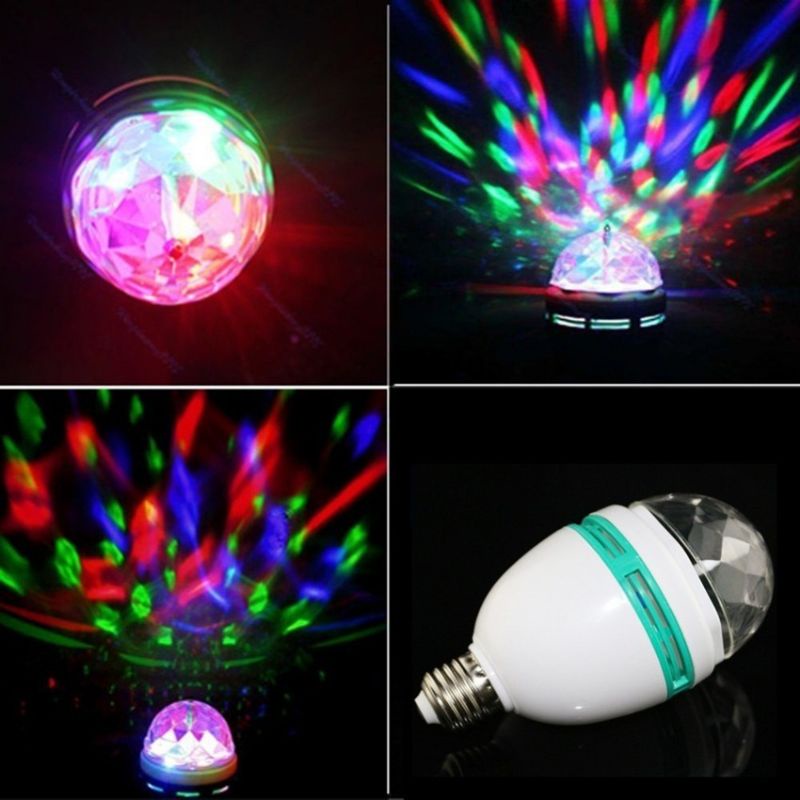 LAMPU MINI PARTY LED LAMPU DISCO LAMPU HIAS RGB 3W COLOUR FULL PROMO