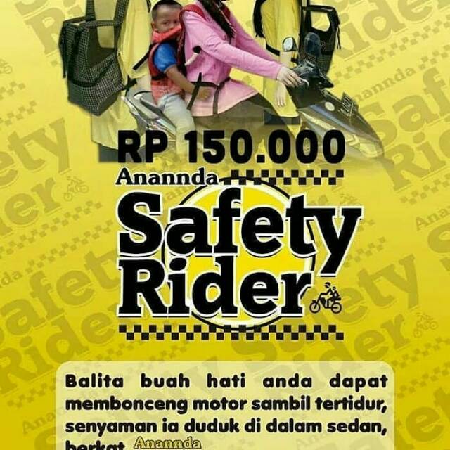 Anannda Safety Rider Sabuk bonceng ananda